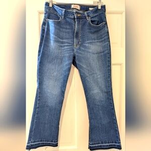 Wrangler High Rise Kick Flare Crop Jean